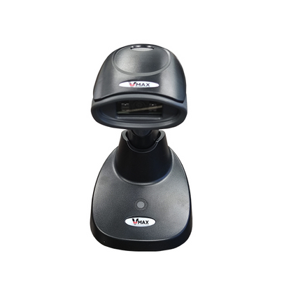 Scanner coduri de bare 1D/2D VMAX BT321, Wireless 2.4GHz, Bluetooth, Acumulator 2500mAh