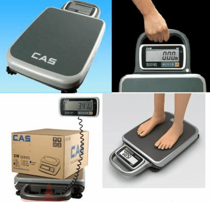 Cantar electronic comercial CAS PB-150 platforma portabil – imagine 3